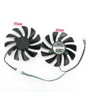 For DATALAND RX 590 RX 580 Red Devil Graphics Card Cooling Fan Replacement