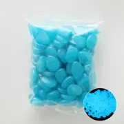 1000pc Glow In The Dark Stones Pebbles Rock Aquarium Fish Tank Garden Walk Deco
