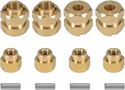 Modification Accessories 4Pcs Brass Wheel Widening Adapter for 1/18 RC Crawler Car Traxxas TRX4-M Defender Bronco