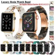 Resin Watch Strap For Apple iWatch 7 6 5 4 3 2 1 38/40/41mm/42/44/45mm Bracelet