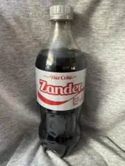 Share a Coke with Zander 2025 Personalized Gift Coca~Cola Bottle 20oz Diet