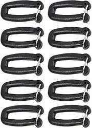 QSTDGVPW 10x Strap Hook Clips for Bridge Buckle And Key Chain, Ideal for Outdoor Hiking Gear