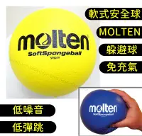 在飛比找Yahoo!奇摩拍賣優惠-快速出貨 MOLTEN 美式躲避球 免充氣 軟式 安全球 躲