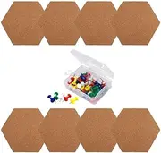 Kichvoe 8pcs Bulletin Board Memo Message Board Reminder Message Board Message Board for Photo Wall Notice Board Creative Notice Board Memo Notice Board Cork Wall Sticker Office Adhesive