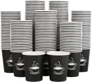 1000x Extra Large Disposable Coffee Cups 12oz Strong Takeaway Paper Take Away Bu