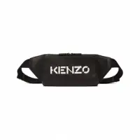 在飛比找momo購物網優惠-【KENZO】字母Logo 腰包胸包 黑色(5SA507L4