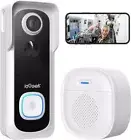 ieGeek Video Doorbell Camera Wireless Door Bell with Chime Ringer, Smart Front D