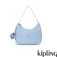 在飛比找Yahoo奇摩購物中心優惠-Kipling 淺蔥水藍色造型大開口拉鍊手提肩背包-ESTE