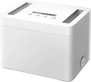 Vaydeer Metal Timed Lock Box, Made of Aluminum Alloy, 365 Days Locking Time, Extendable Time, Audio Alert, Child-Access Control, 2-Way Power Supply, Timed Locker for Phones/Alcohol/Snacks/meds etc.