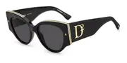 Dsquared2 D2 0032/S 2M2/IR Women’s Sunglasses Black Size 54