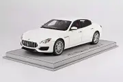 BBR Marserati Quattroporte MY17 Gran Sport White, Ltd 50 pcs w/ Case 1/18