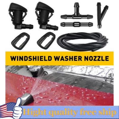 For Jeep Grand Cherokee 2011-2018 Windshield Wiper Water Washer Spray Nozzle Jet