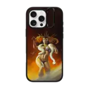 iPhone 16 Pro Max Impact Ring Stand Case MagSafe Compatible Dusk Til Dawn by Frazetta Girls
