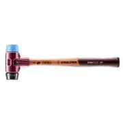 HALDER 30mm 275g Rubber Mallet Rubber/TPE Tips Wood Handle 3012.03