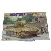 Dragon Kingtiger Model Kit Henschel Turret w/Zimmerit 1:35 #6303
