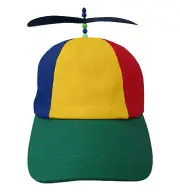 Adult Tom Propeller Beanie Hat Clown Costume Baseball Helicopter Copter Ball Cap