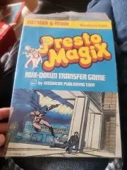 Vintage 1980 Presto Magix Batman and Robin Warehouse Caper DC Comic Inc.