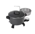 Presto 06009 Kitchen Kettle Deep Fryer-Multi Cooker, Aluminum, 10 Quart