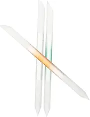 WRITWAA Professional Nail Care 3pcs Manicure Tools Glass Nail Burnishing Stick Easy to Use Store