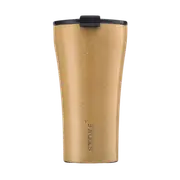Sttoke Ceramic Reusable Coffee Cup 12oz Yellow Stone