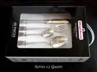 New 48pc Magefesa Stainless Cordoba Style Formal Party Tableware Service for 12