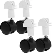 Gatuida 4 Pcs Pet Carrier Wheels for Dog Crates Easy Rolling Casters for Dog and Cat Cages Convenient Mobility Living Space Effortless Assembly and Sturdy Design