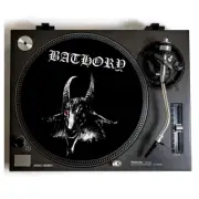 BATHORY Turntable Slipmat for Vinyl Records 12" DJ Slip Mat Black Metal Vinyls