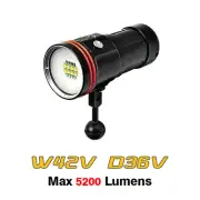 Archon W42V D36V Scuba Diving Photography Underwater Video LED Flashlight Torch