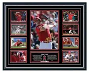 MIKE TROUT LA ANGELS MLB SIGNED PHOTO LIMITED EDITION FRAMED MEMORABILIA