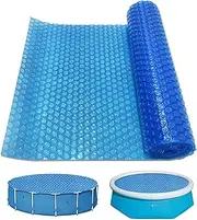 Solar - Insulated Bubble Pool Warmer, Thermal Bubble Rectangle Pool Heating Cover | UV-resistant Floating Solar Pool Blanket, Rectangle Solar Swimming for Aboves Ground Pools