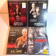 THE DEVIL'S ADVOCATE / THE CLIENT / G.I. JANE / ARGO (DVD) Drama - NEW