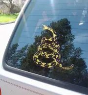 Dont Tread On Me Stickers Gadsden Flag Snakes Die Cut Decal 2 pack 5" tall