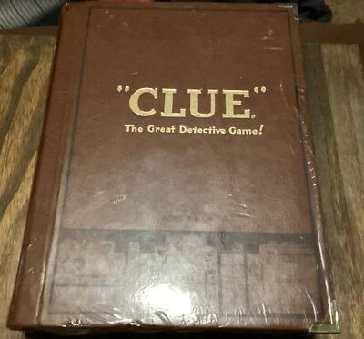 Clue Detective Game Library Classic Games Hasbro 2011 Book Style Bookshelf NEW