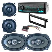 For 1994-2001 Dodge RAM Pickup Bluetooth Car Stereo AM/FM Radio & Door Speakers