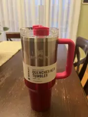 STANLEY 40oz Quencher H2.0 Tumbler Hot Pink Ombre - Camelia Gradient INHAND
