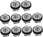 HEALLILY 10pcs Mini Hard Disk Drive Mounting Screws for Electronics Vibration Dampening Computer Case Screw Shock Absorbing Design for Gaming and Laptop Back Cover