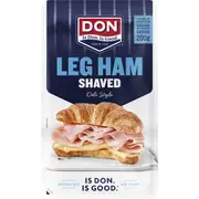 Don Leg Ham Shaved 200g
