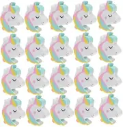 Angoily 50pcs Mini Cartoon Horse Erasers for Portable Erasers Cute Stationery Supplies for Classroom Rewards Birthday Party Favors Home School Use