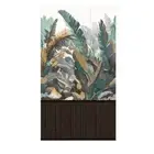 AS Creation Tropical Leaf & Wood Slats 2 In 1 Vinyl Textured Wallpaper (AG3403)