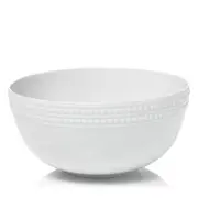 L'Objet Perlee White Serving Bowl