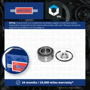 Wheel Bearing Kit fits PEUGEOT Front B&B 1606623580 1610918280 1623948880 329733