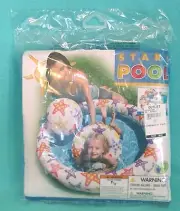 Intex Starfish Inflatable Pool, Beach Ball, and Swim Ring - NEW!