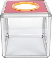 Housoutil Comment Office Comments Meeting Aluminum Square, Ball Annual Frame Ticket Slot Alloy Multifunctional Container Functional : Tickets Bo Shop Lucky Jar Lock Cards