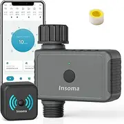 WiFi Sprinkler Timer for Garden, Smart Hose Timer with WiFi Hub Support 2.4GHz, App/Voice Control Compatible with Alexa & Google Assistant, Rain Delay & Manual Watering, for Yard Lawn Plant