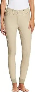 [ARIAT] Womens Tri Factor Grip Full Seat Breeches Tan