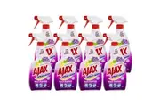 8x Ajax Spray N Wipe 500ml Trigger Bottle Multipurpose Cleaner Lavender & Citrus