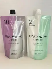 SHISEIDO Crystallizing Straight H Straightener 1H+2 800g Neutralizer Emulsion