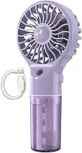 Portable Fan Mister - Handheld Fan | Portable Handheld Misting Fan, Rechargeable Personal Mister Fan with 4 Speed for Travel Outdoors