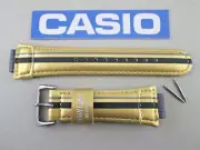 Casio G-Shock Tough Label DW-003TB-9 cloth / resin watch band gold tone NOS