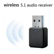 Wireless Bluetooth 5.1 3.5mm AUX Audio Stereo Music Car Receiver Adapter